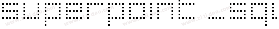 superpoint _square字体转换